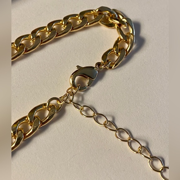 Thick Gold Tone Necklace, NWT, Nordstrom, Open Edit - Picture 3 of 6